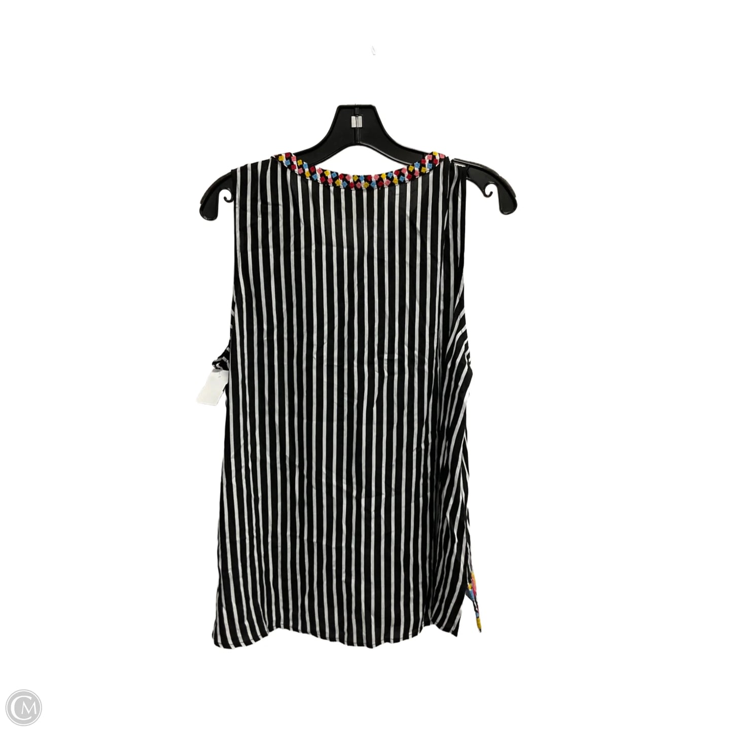 Top 2pc 3/4 Sleeve By Savanna Jane In Striped Pattern, Size: L
