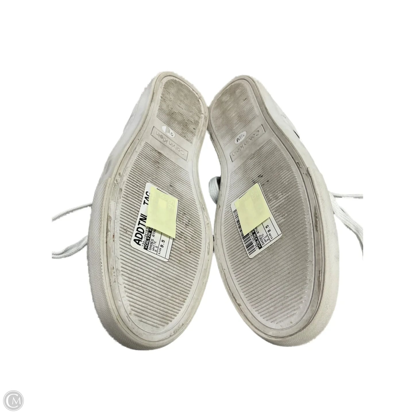 Shoes Athletic By Calvin Klein In White, Size: 9.5