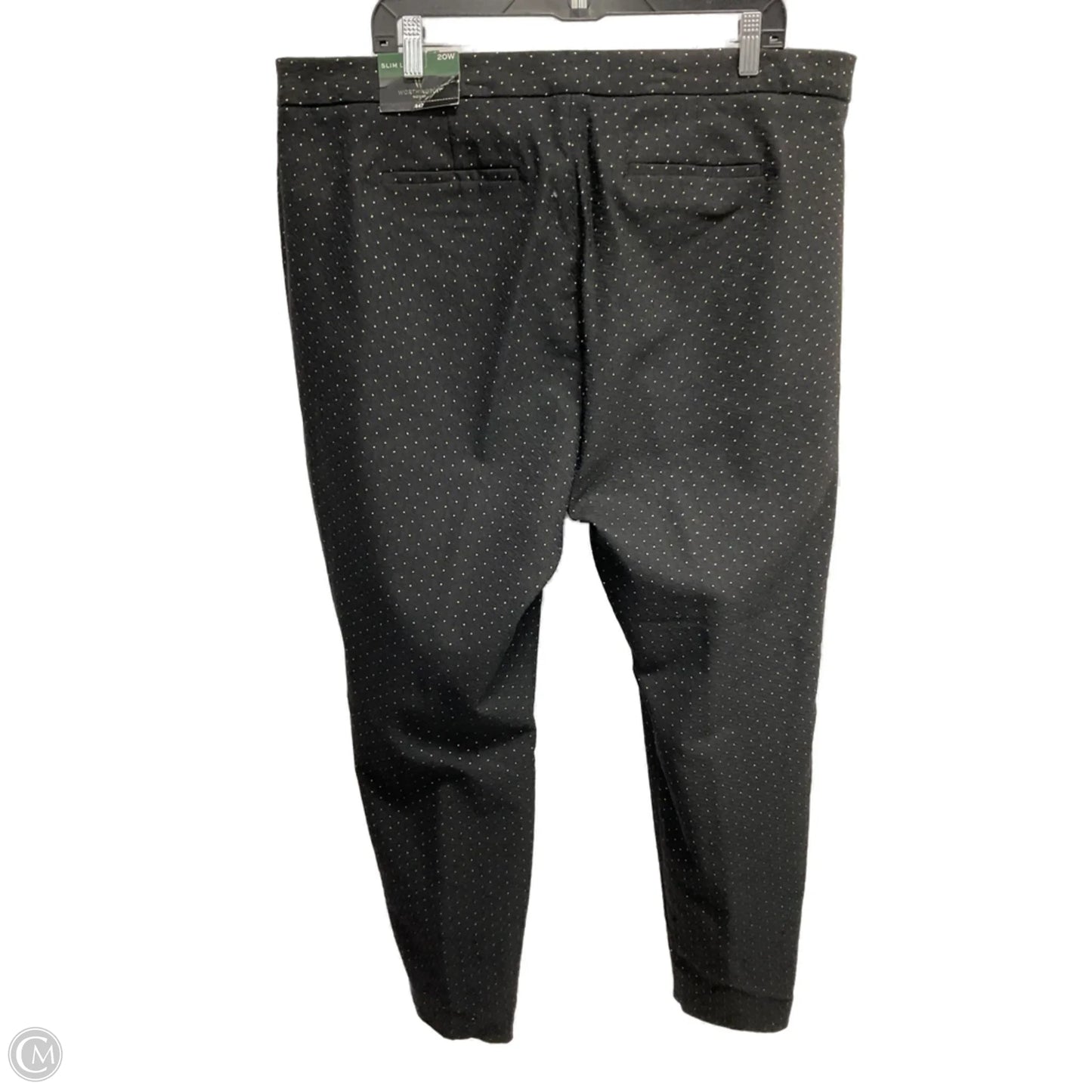 Pants Cropped By Worthington In Black, Size: 20
