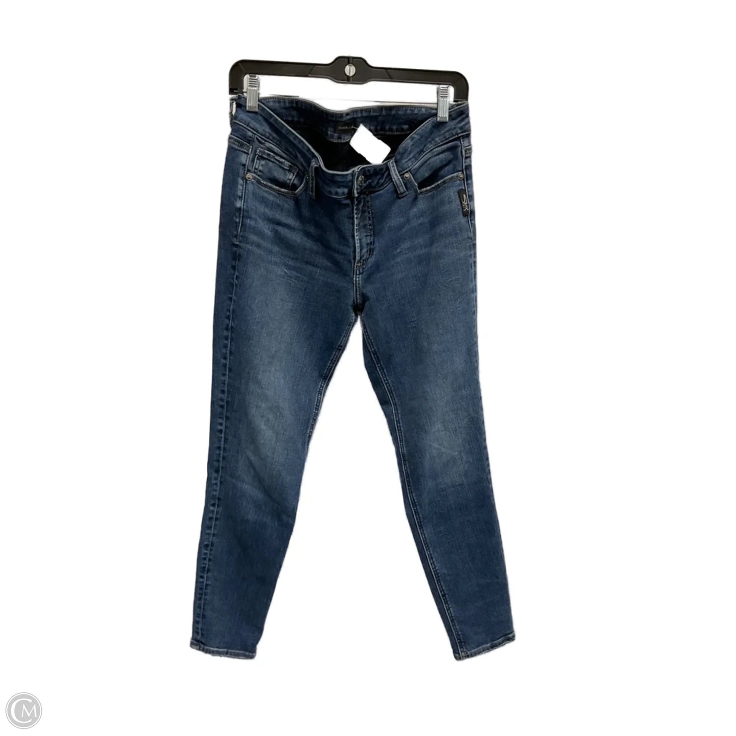Jeans Cropped By Silver In Blue, Size: 6
