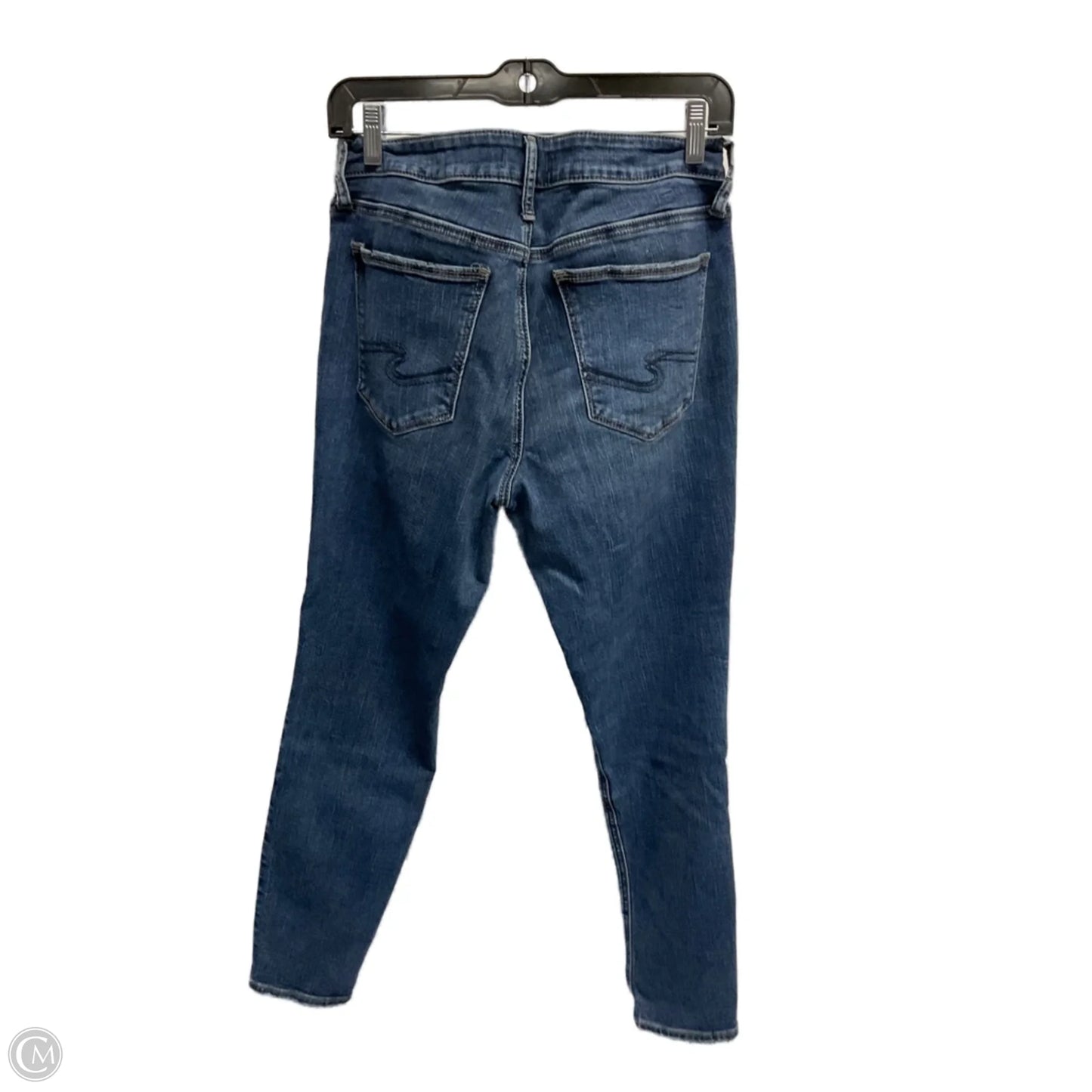 Jeans Cropped By Silver In Blue, Size: 6