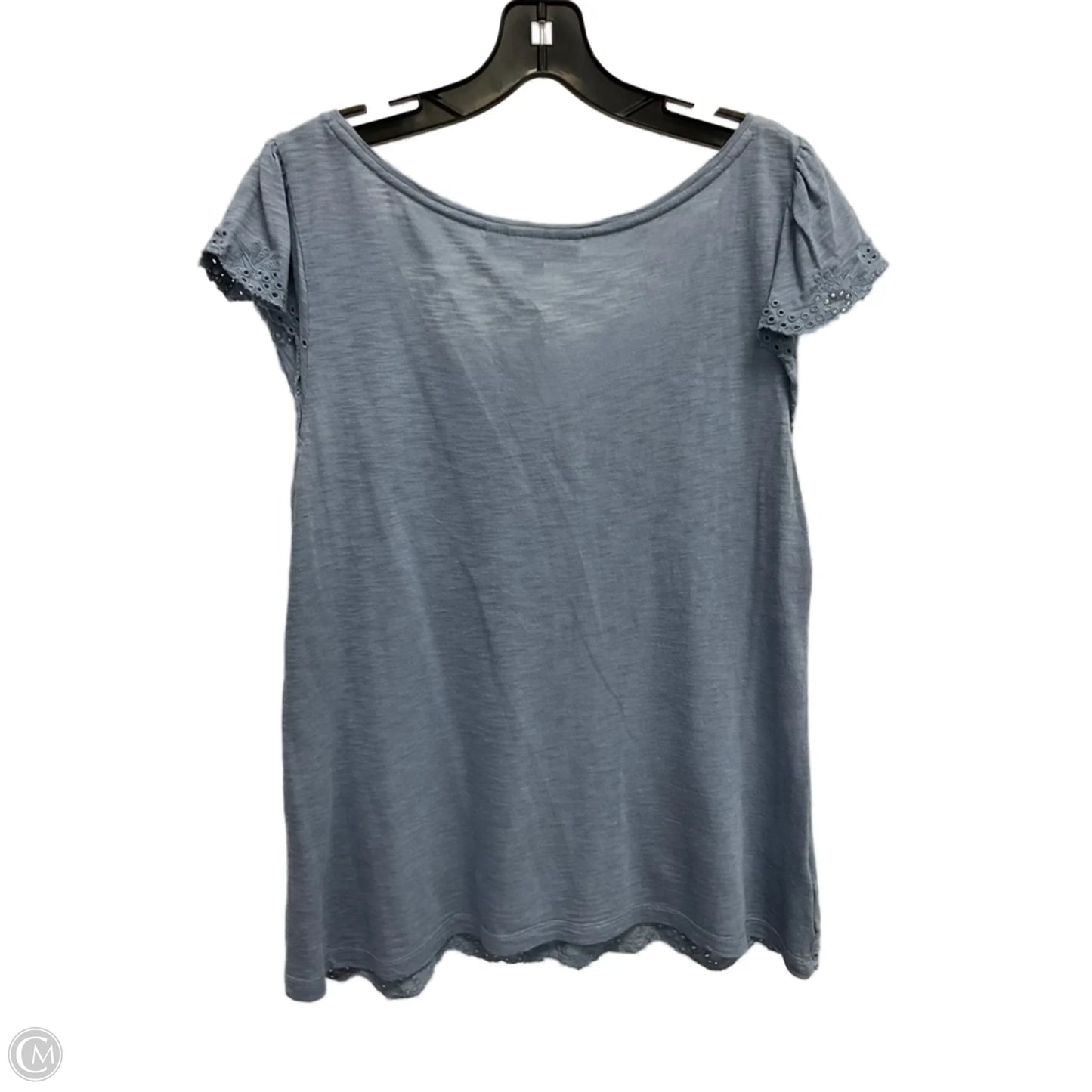 Top Sleeveless By Loft In Blue, Size: M