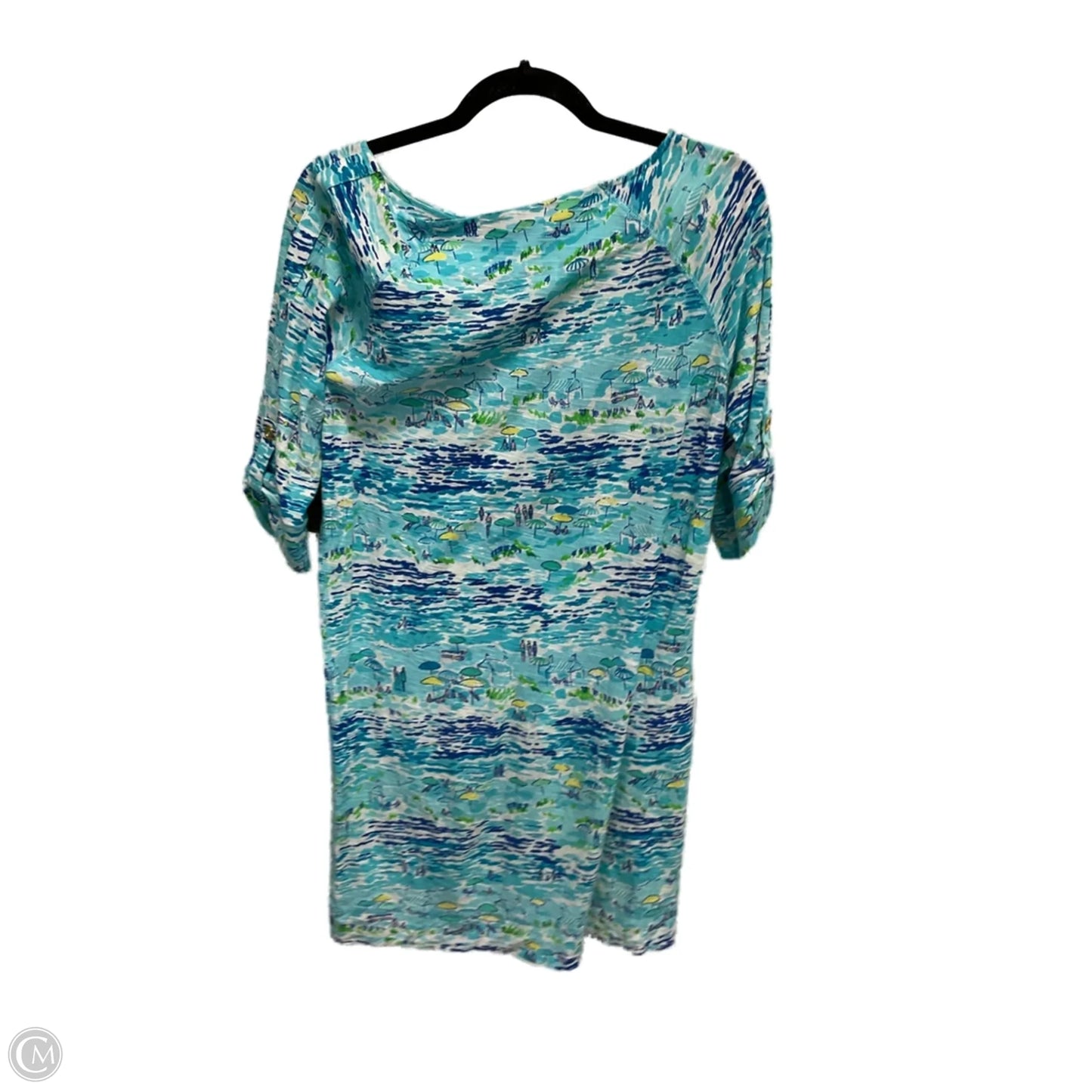 Dress Designer By Lilly Pulitzer In Aqua, Size: S