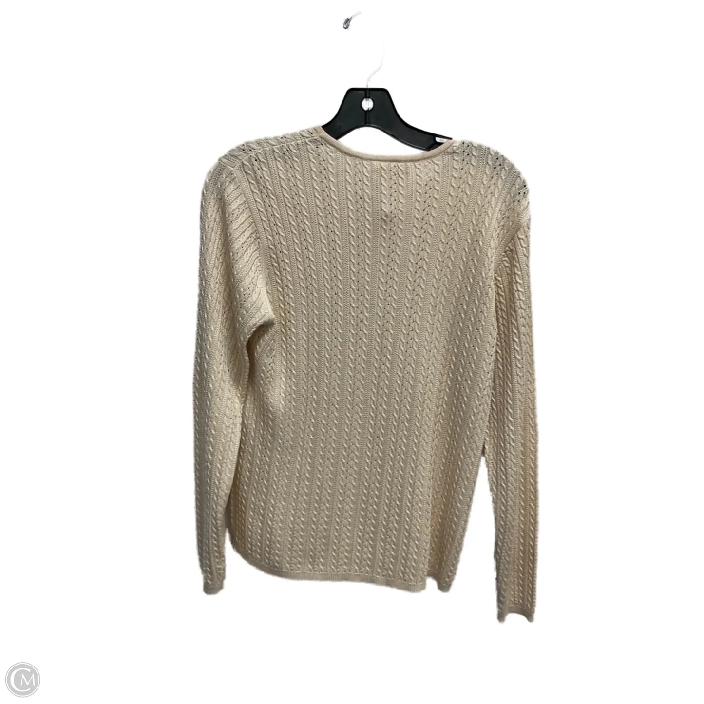 Sweater By Talbots In Tan, Size: M