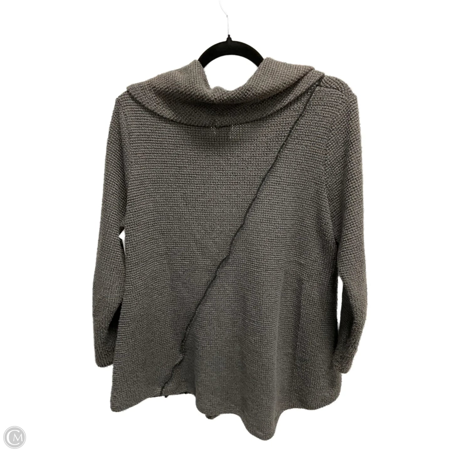 Sweater By Ali Miles In Grey, Size: L