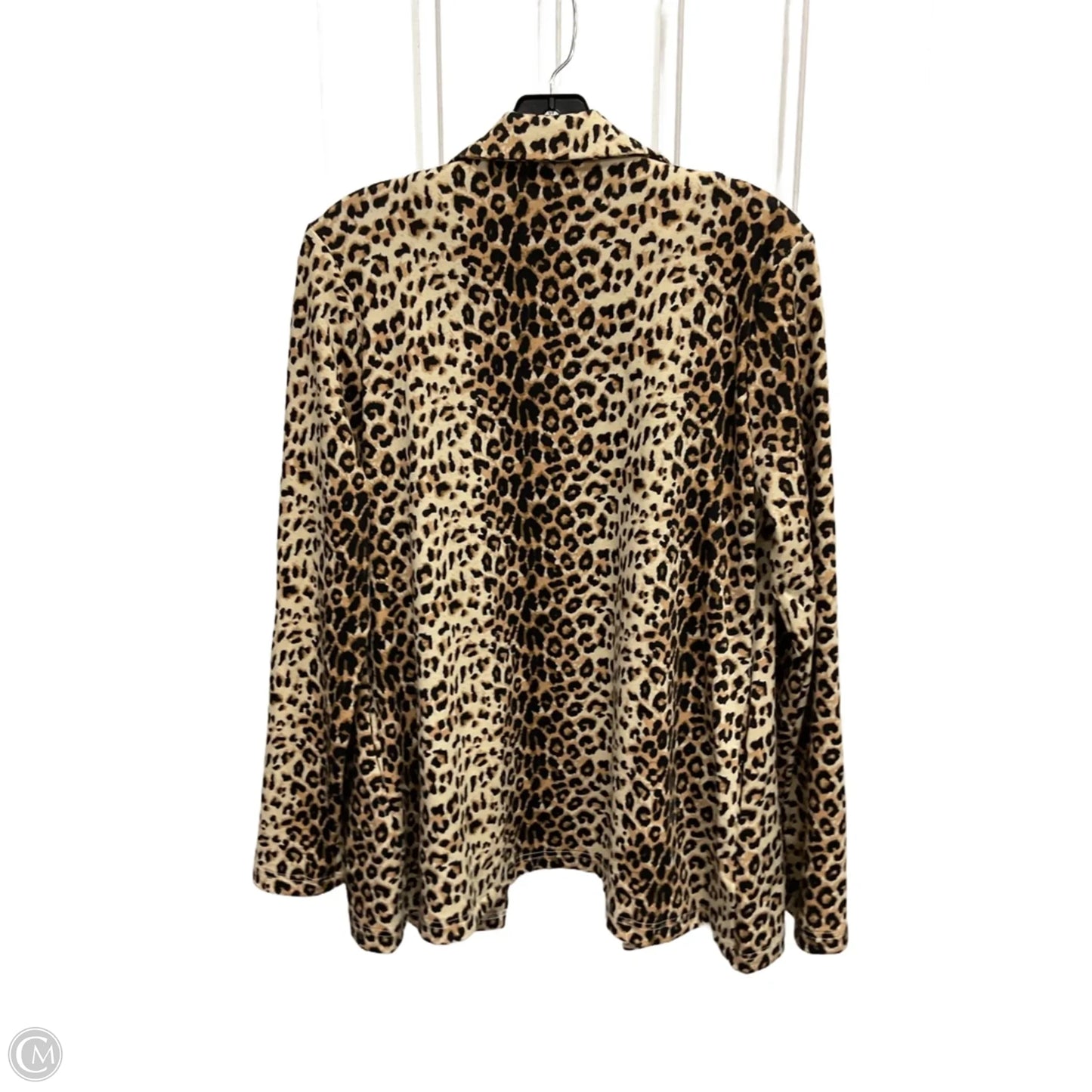 Blazer By Andree By Unit In Animal Print, Size: S
