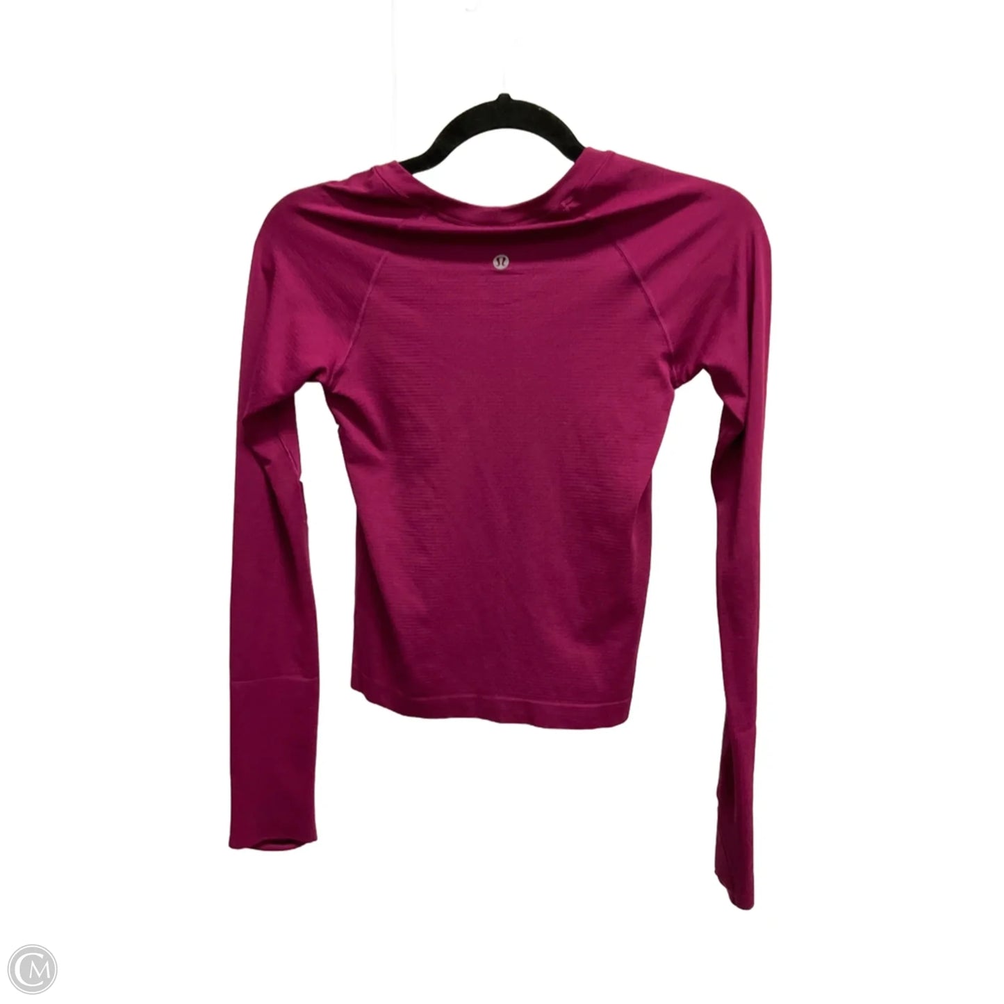 Athletic Top Long Sleeve Crewneck By Lululemon In Pink, Size: Xs