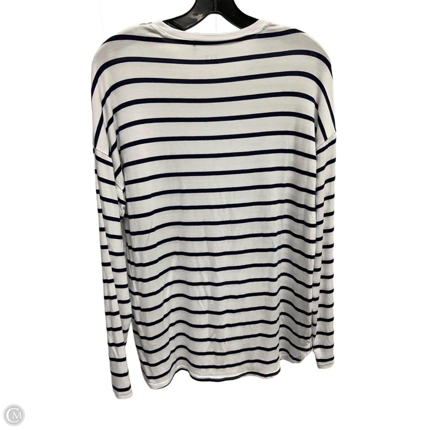 Top Long Sleeve By Gap In Striped Pattern, Size: S