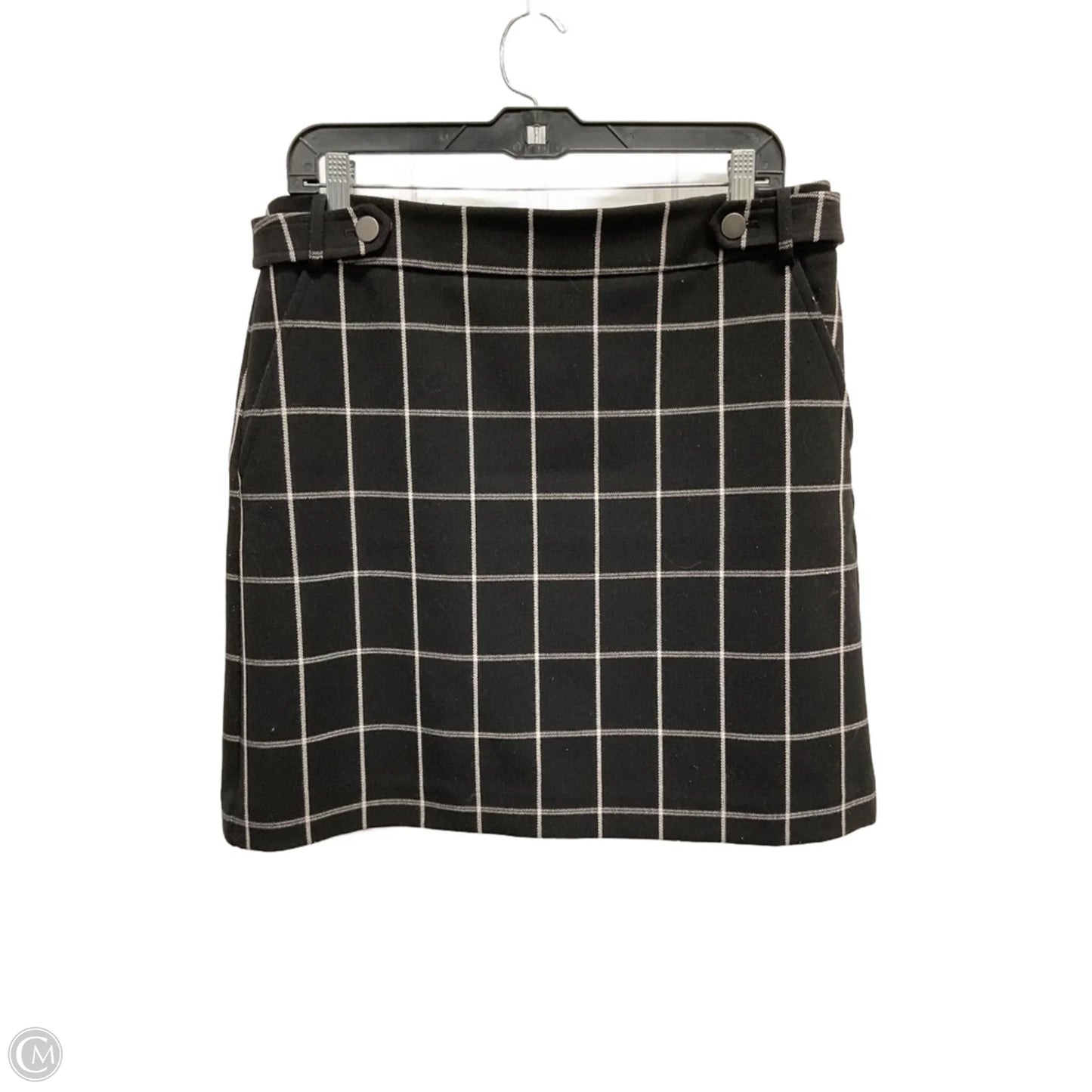 Skirt Mini & Short By Loft In Plaid Pattern, Size: 10