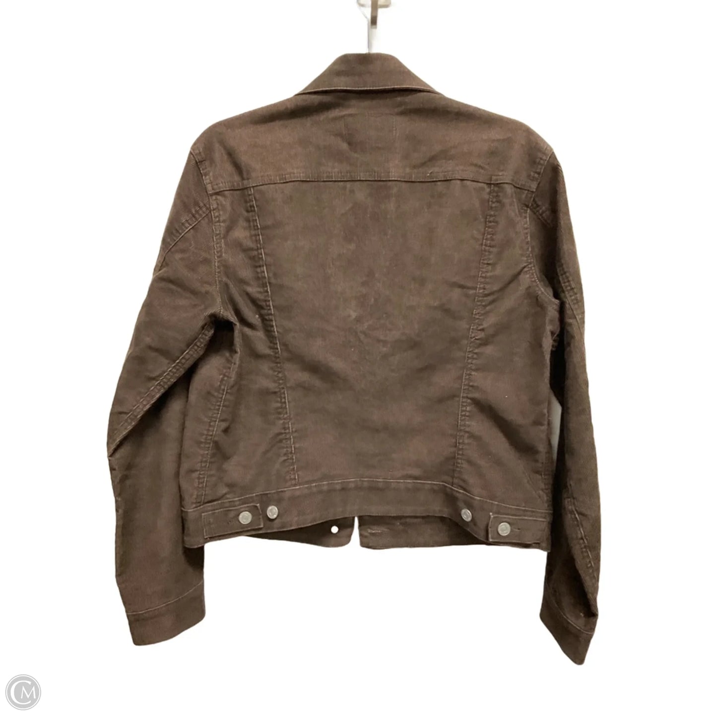 Jacket Denim By Levis In Brown, Size: L