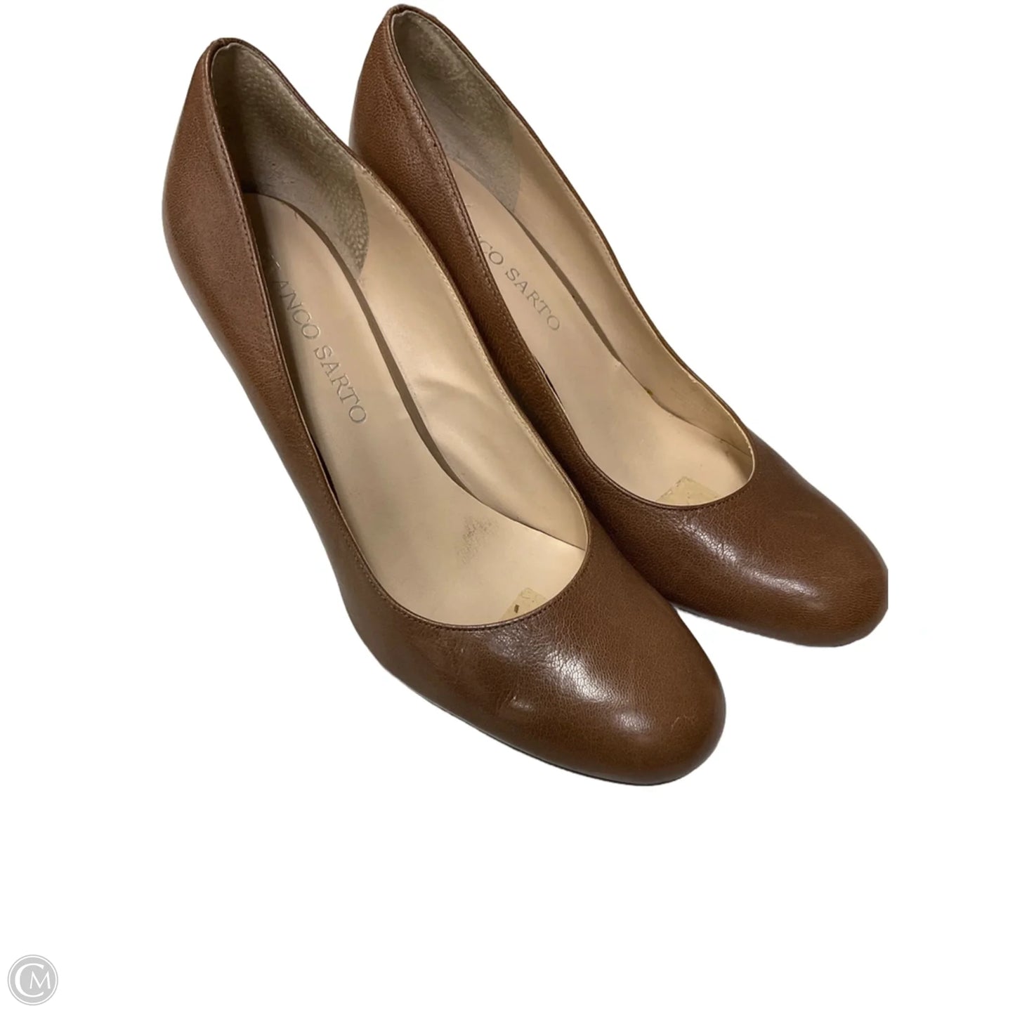 Shoes Heels Stiletto By Franco Sarto In Tan, Size: 9