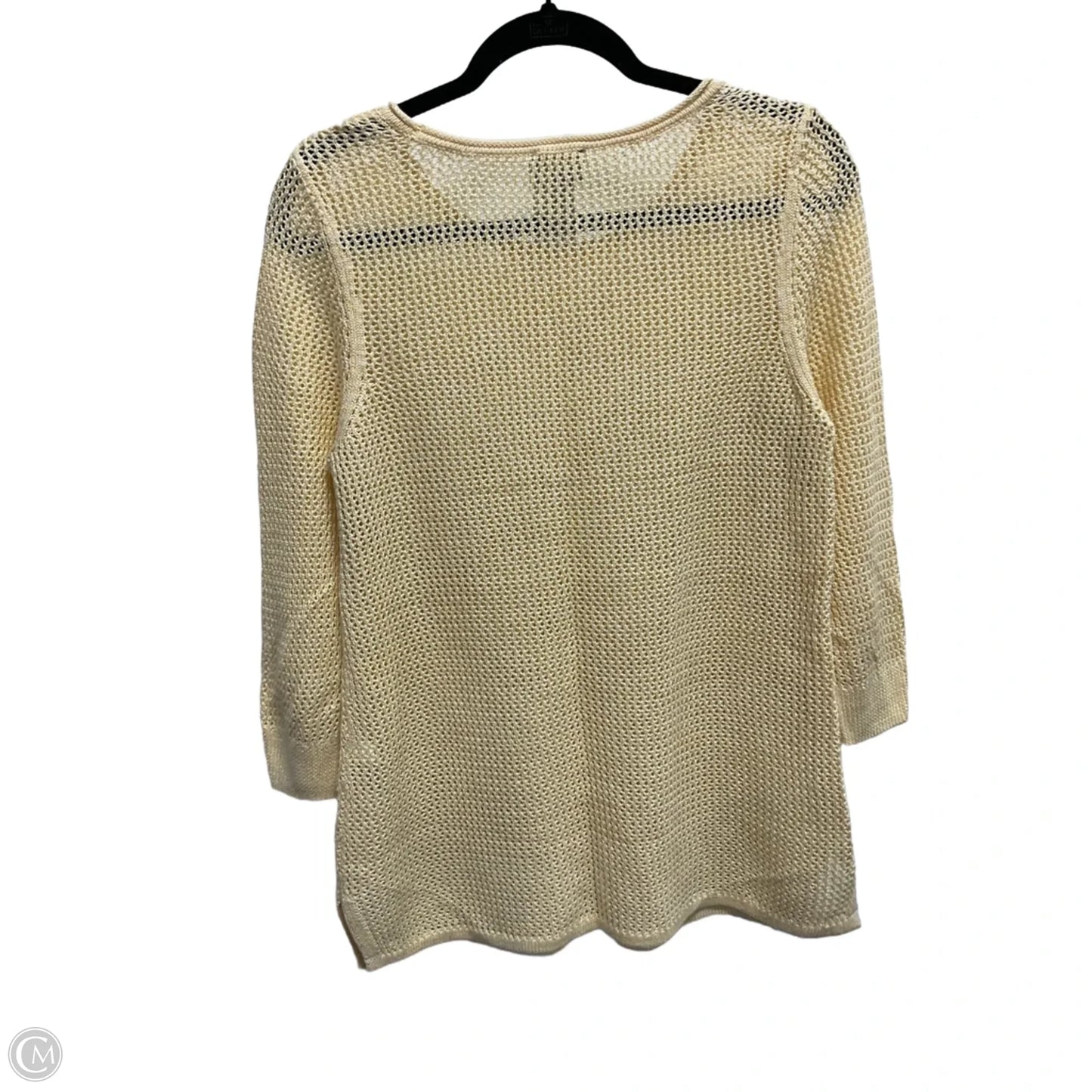 Sweater By Chicos In Yellow, Size: M