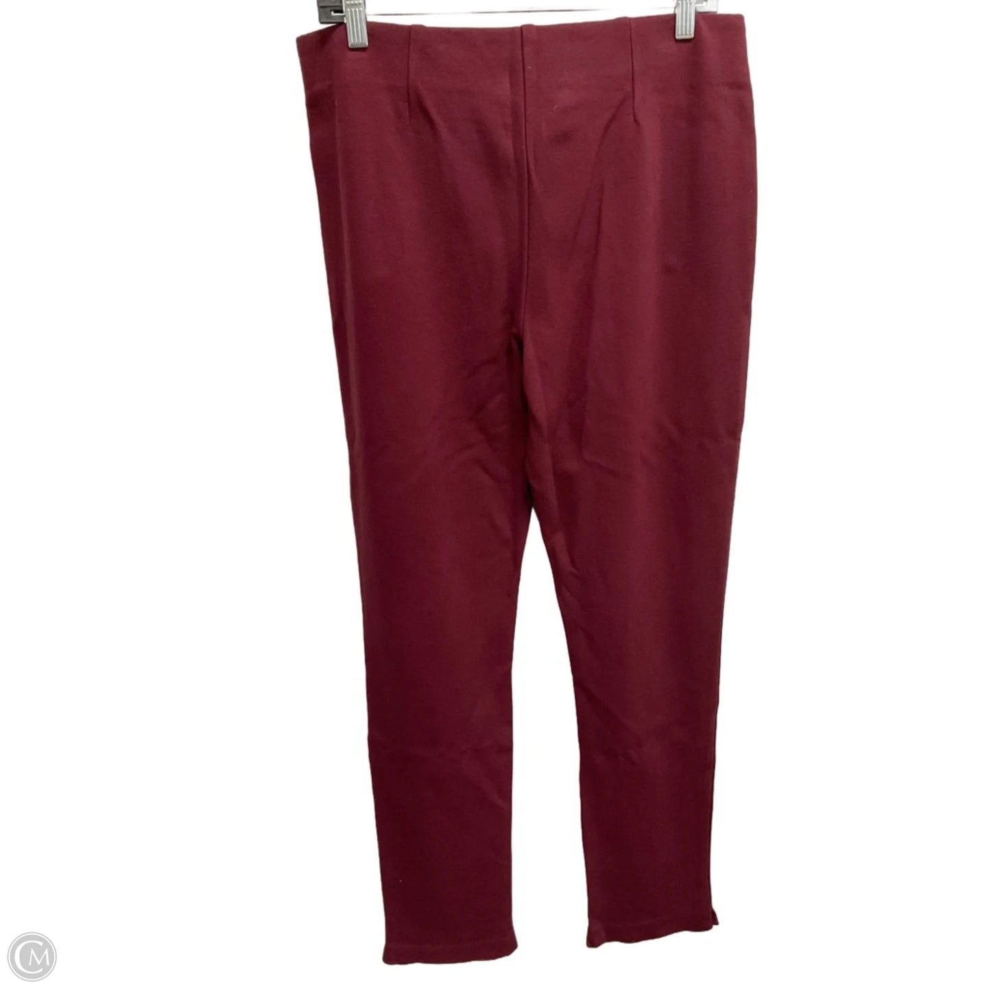 Pants Cropped By Chicos In Maroon, Size: M