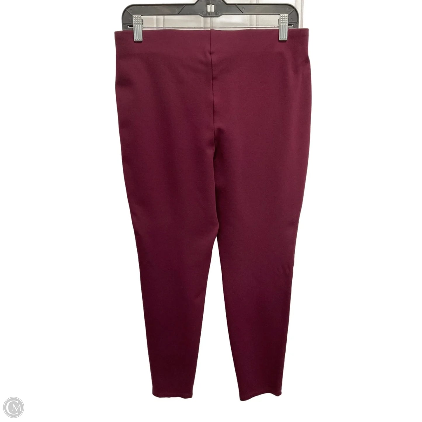 Pants Leggings By Chicos In Maroon, Size: M