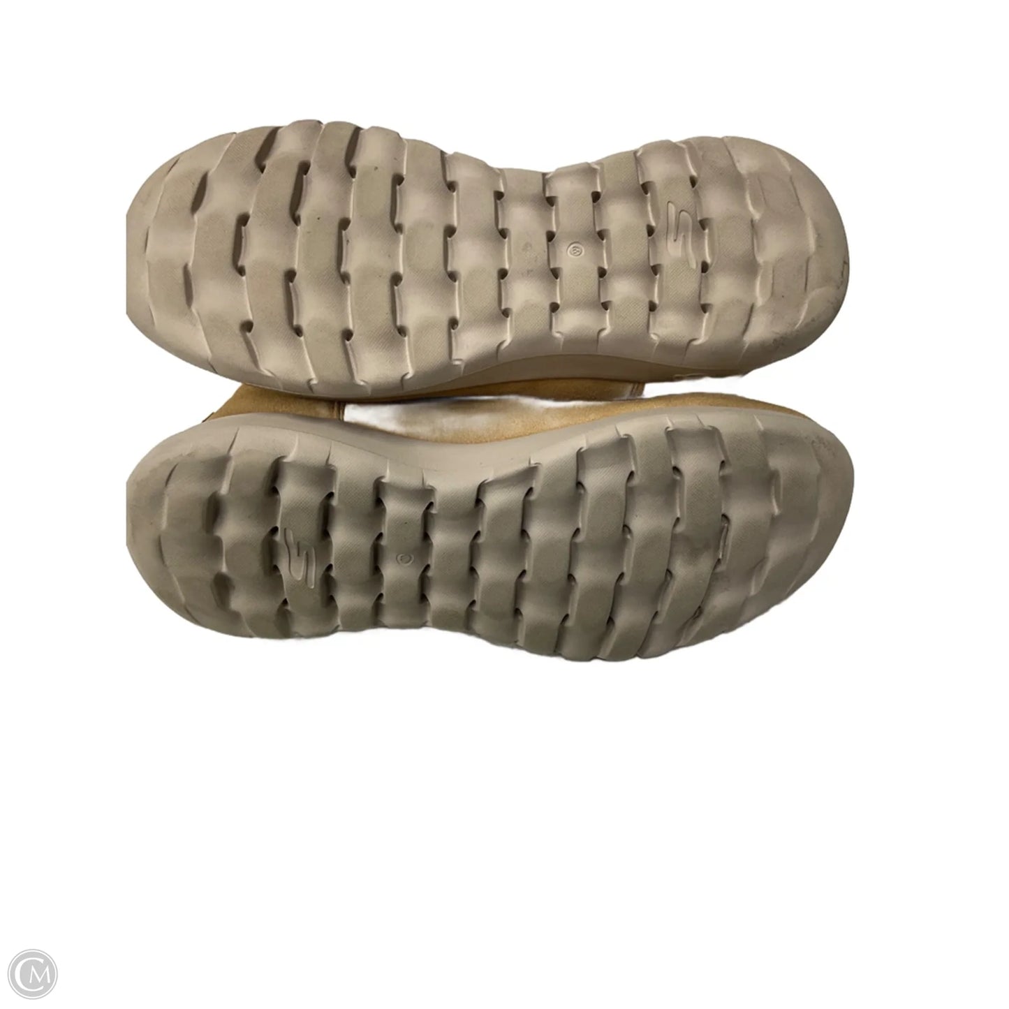 Boots Ankle Flats By Skechers In Beige, Size: 8.5