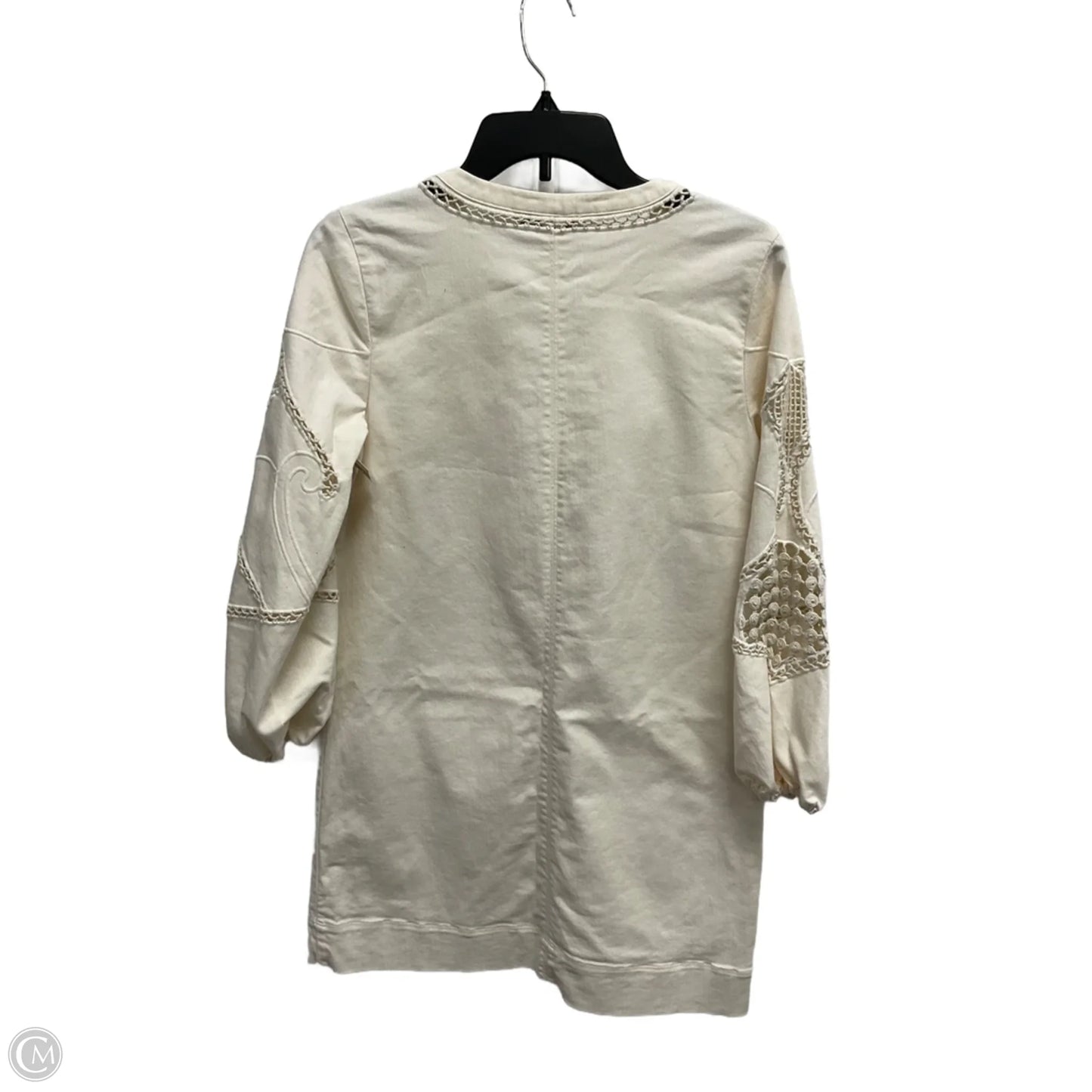 Dress Casual Midi By Loft In Cream, Size: Sp