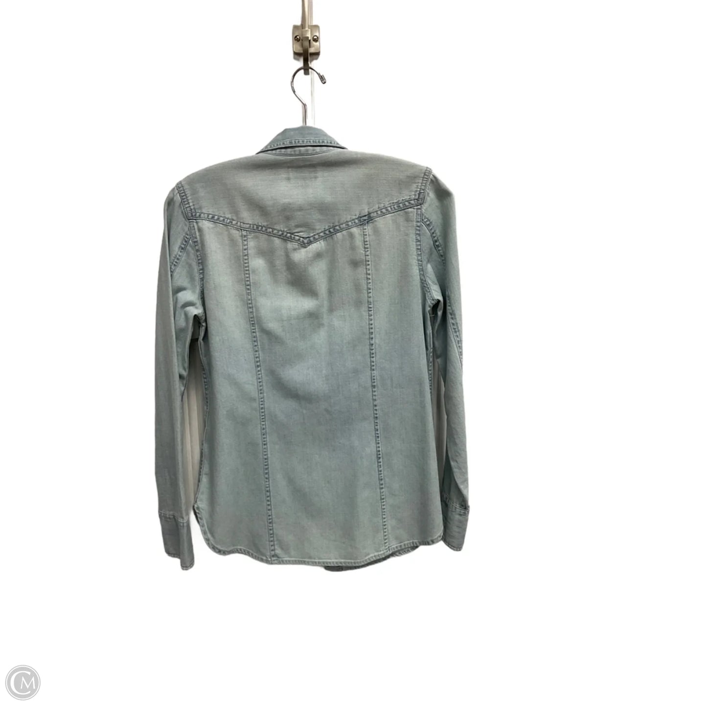 Top Long Sleeve By J. Crew In Blue, Size: 0