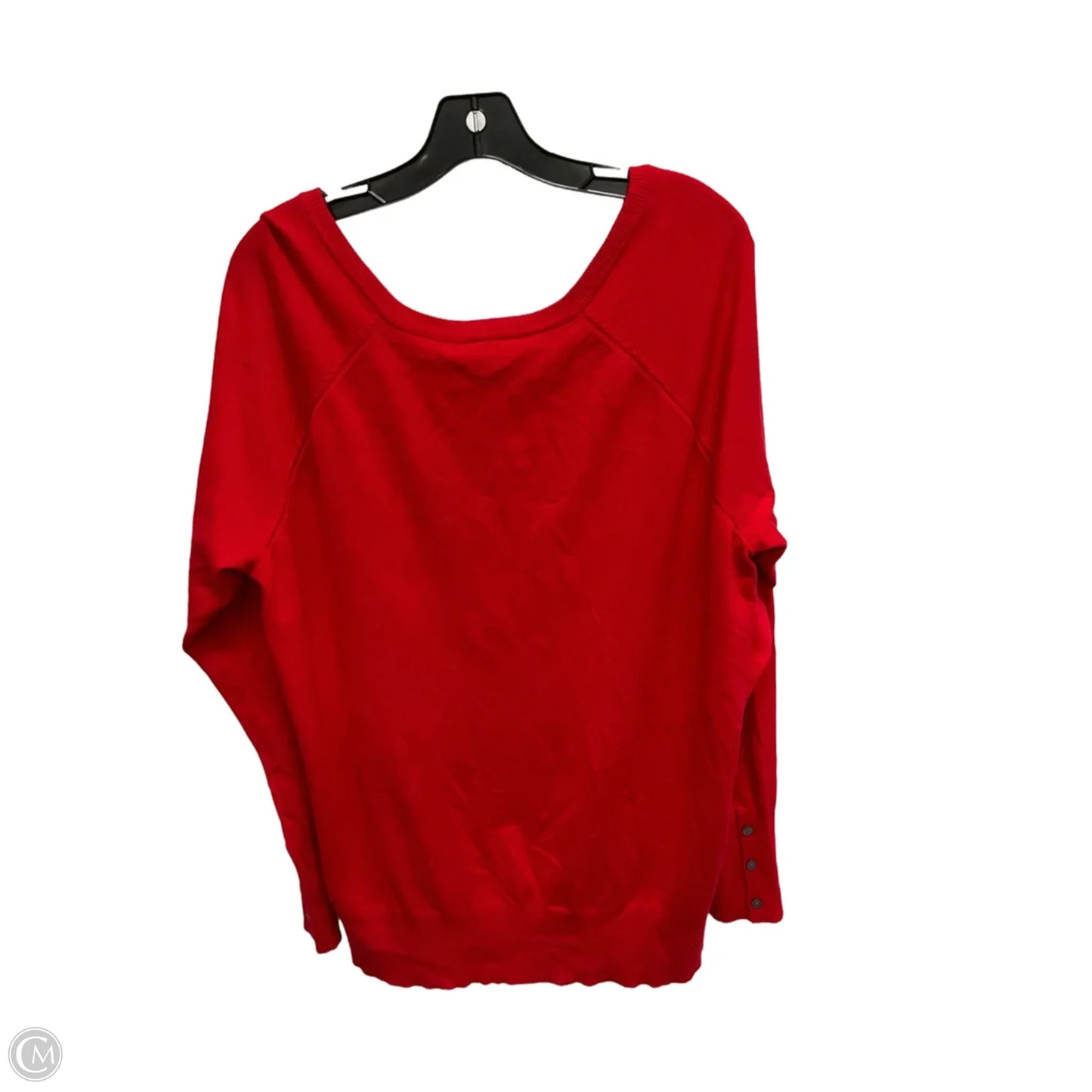 Cardigan By Lane Bryant In Red, Size: 18
