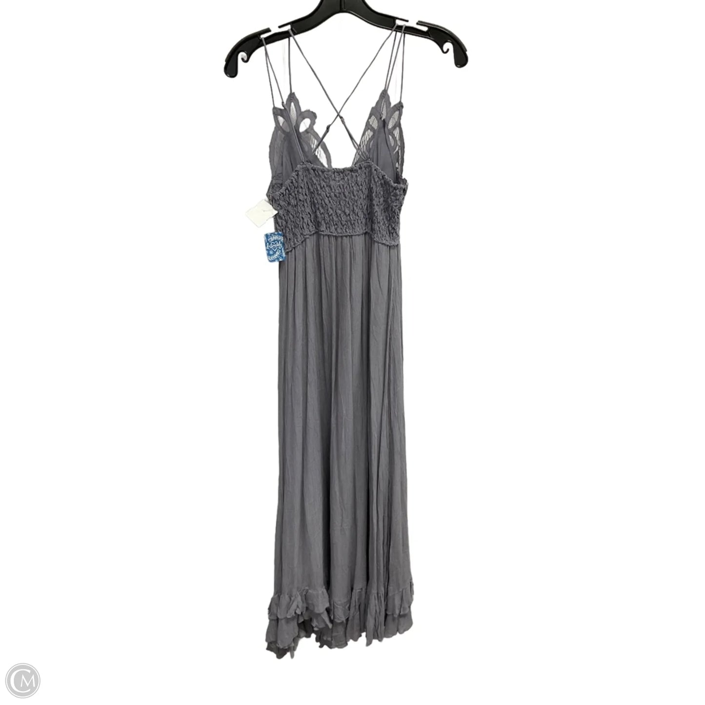 Dress Casual Maxi By Free People In Grey, Size: Xs