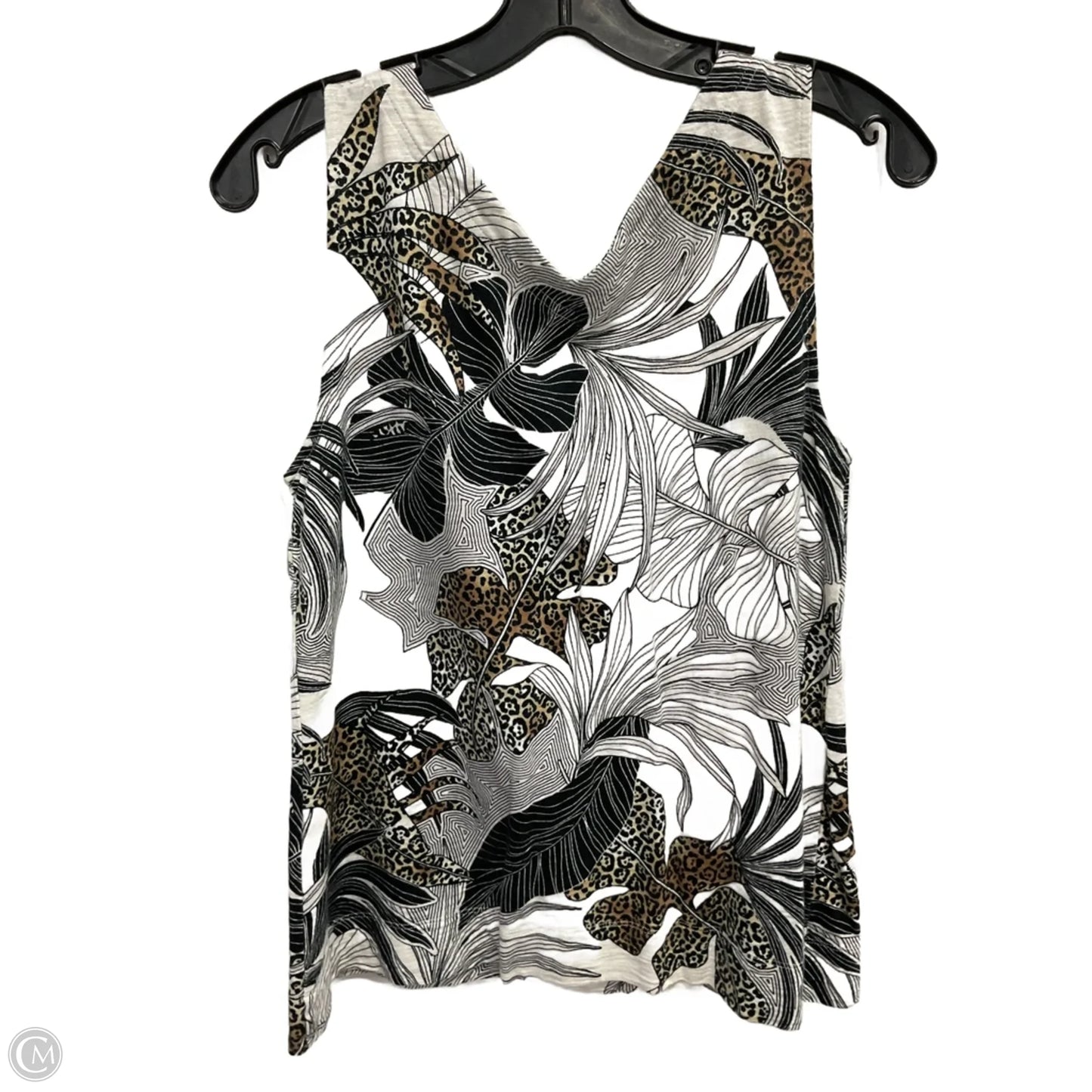 Tank Top By Chicos In Tropical Print, Size: M