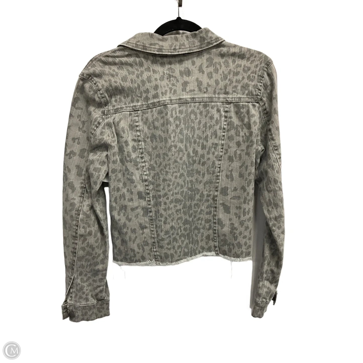 Jacket Denim By Kut In Animal Print, Size: S