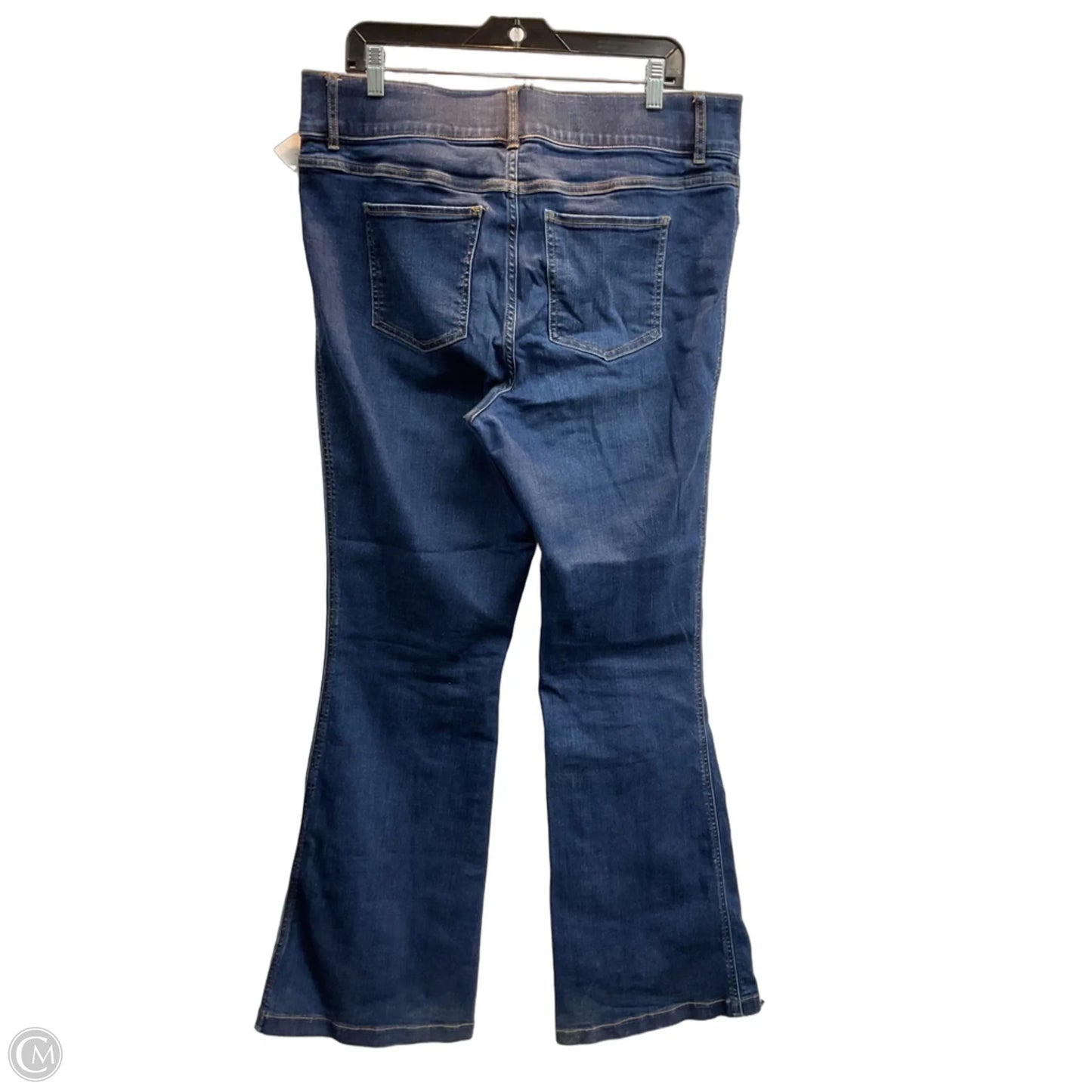 Jeans Boot Cut By Spanx In Blue, Size: Xl