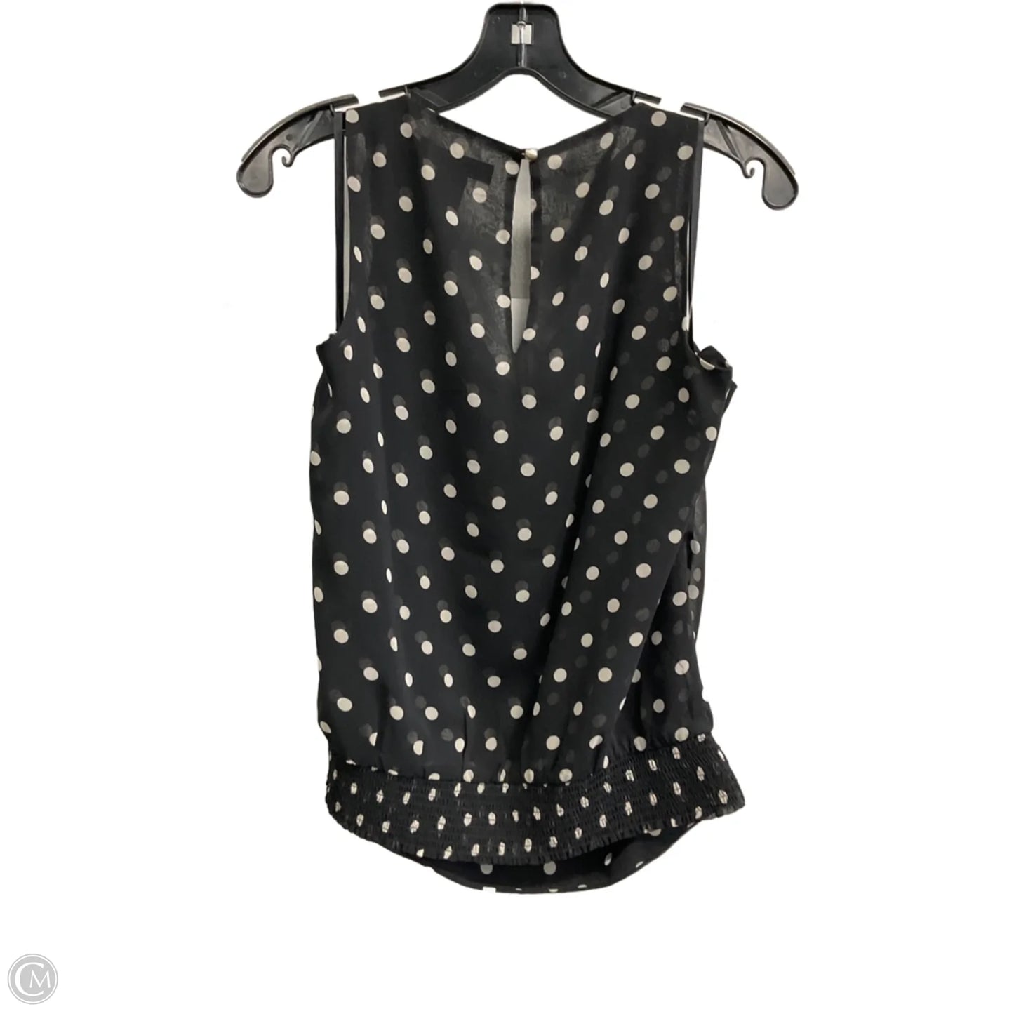 Top Sleeveless By White House Black Market In Polkadot Pattern, Size: S
