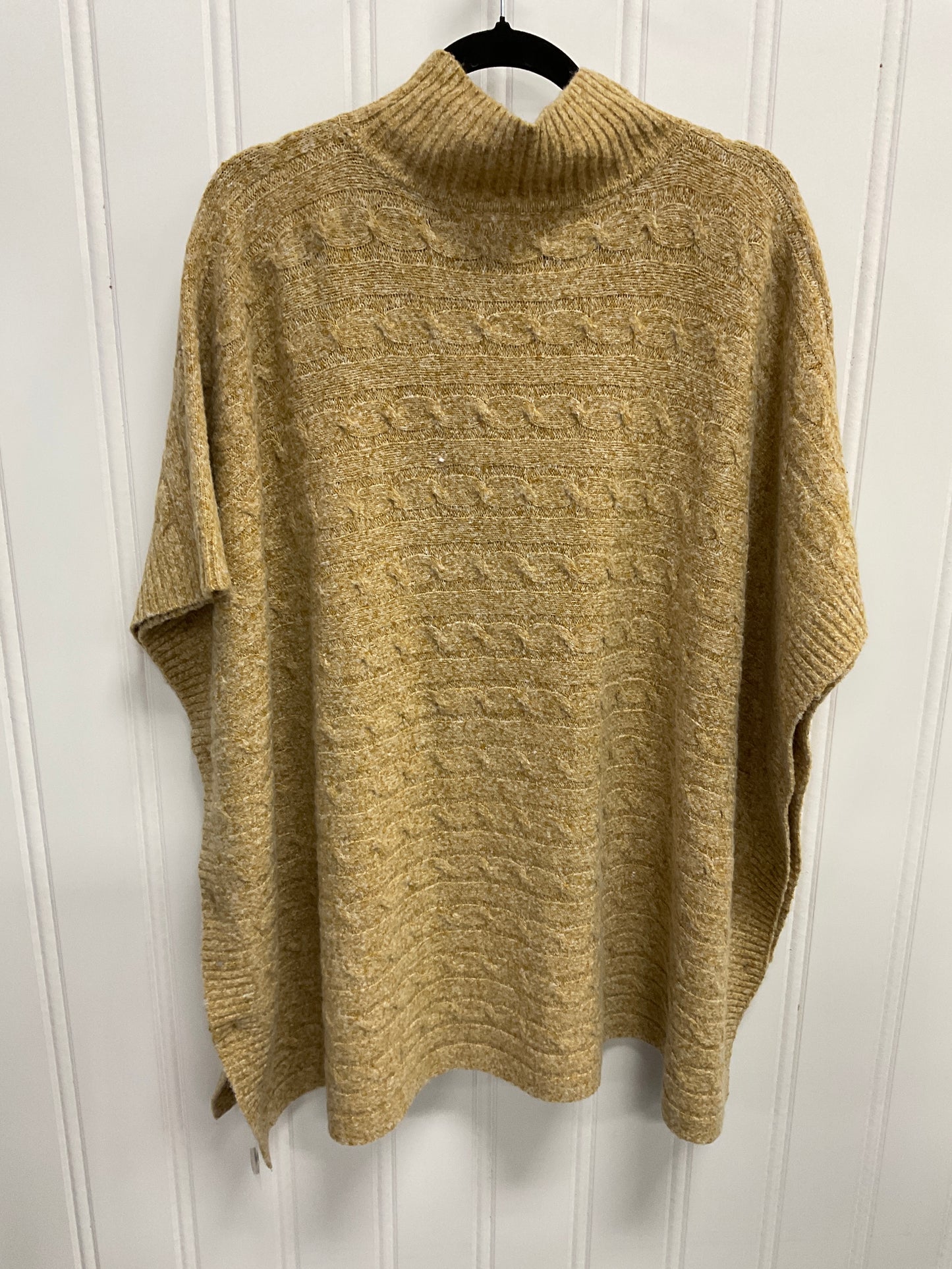 Poncho By Hem & Thread In Tan, Size:M