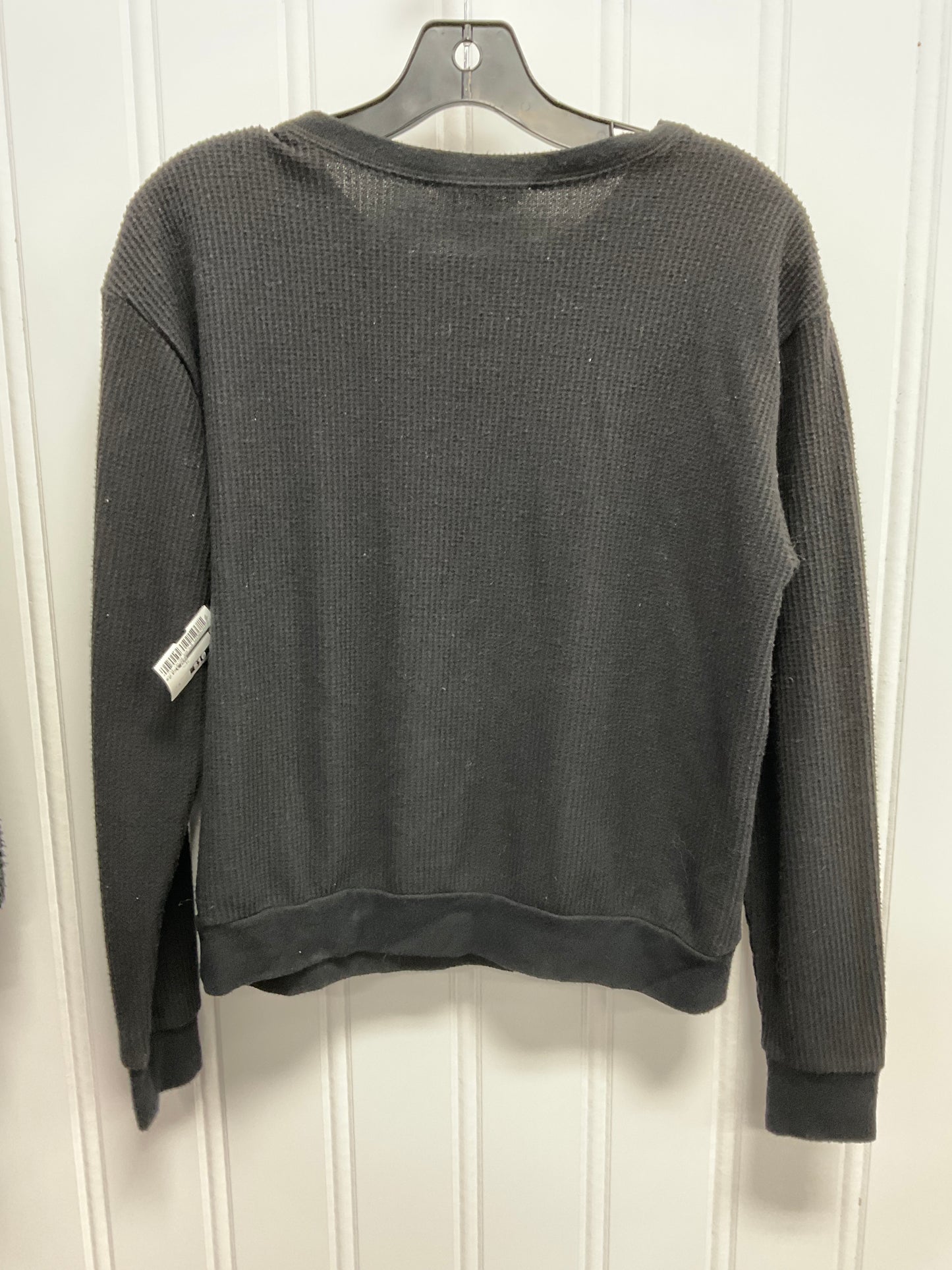 Top Ls Basic By Double Zero In Black, Size:M