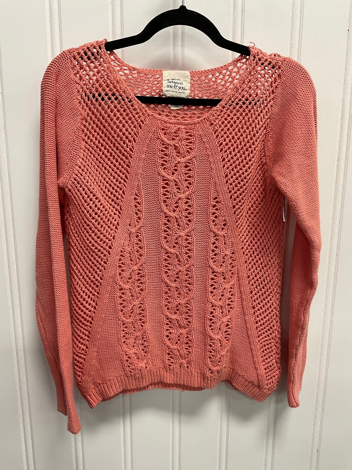 Sweater By Clothes Mentor In Pink, Size:M