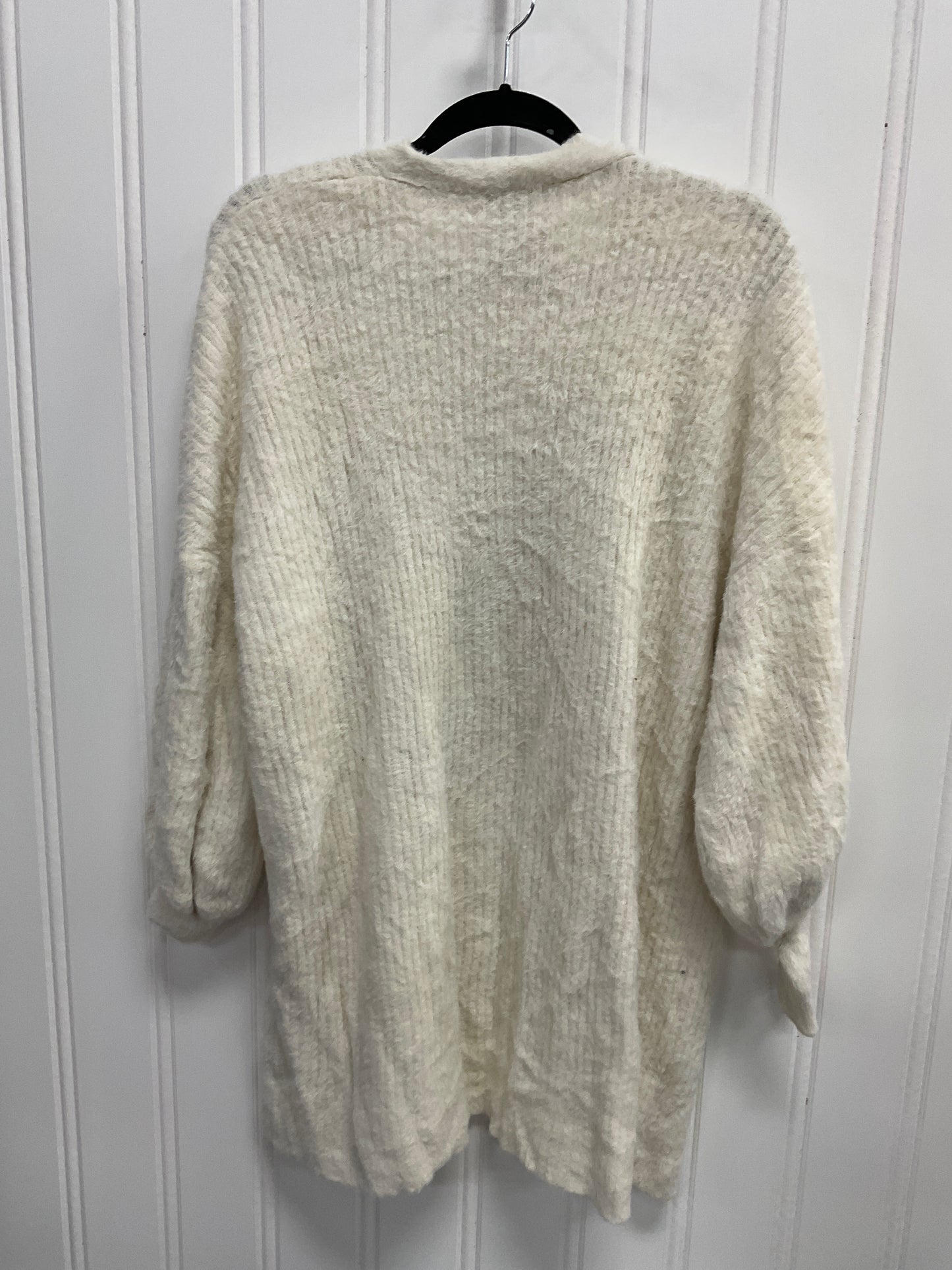 Cardigan By Express In Cream, Size:M