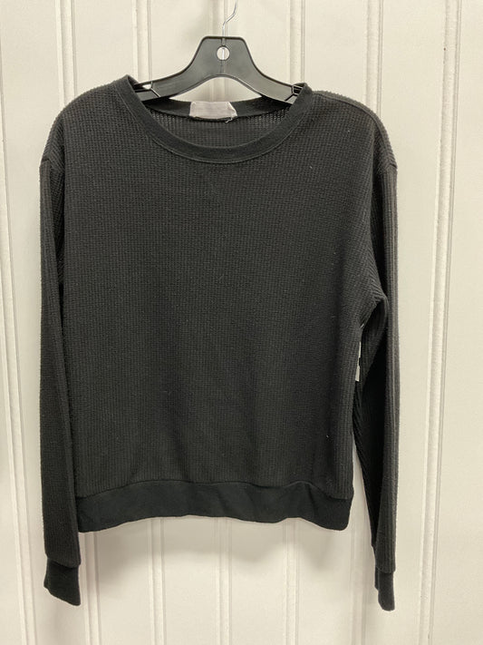 Top Ls Basic By Double Zero In Black, Size:M