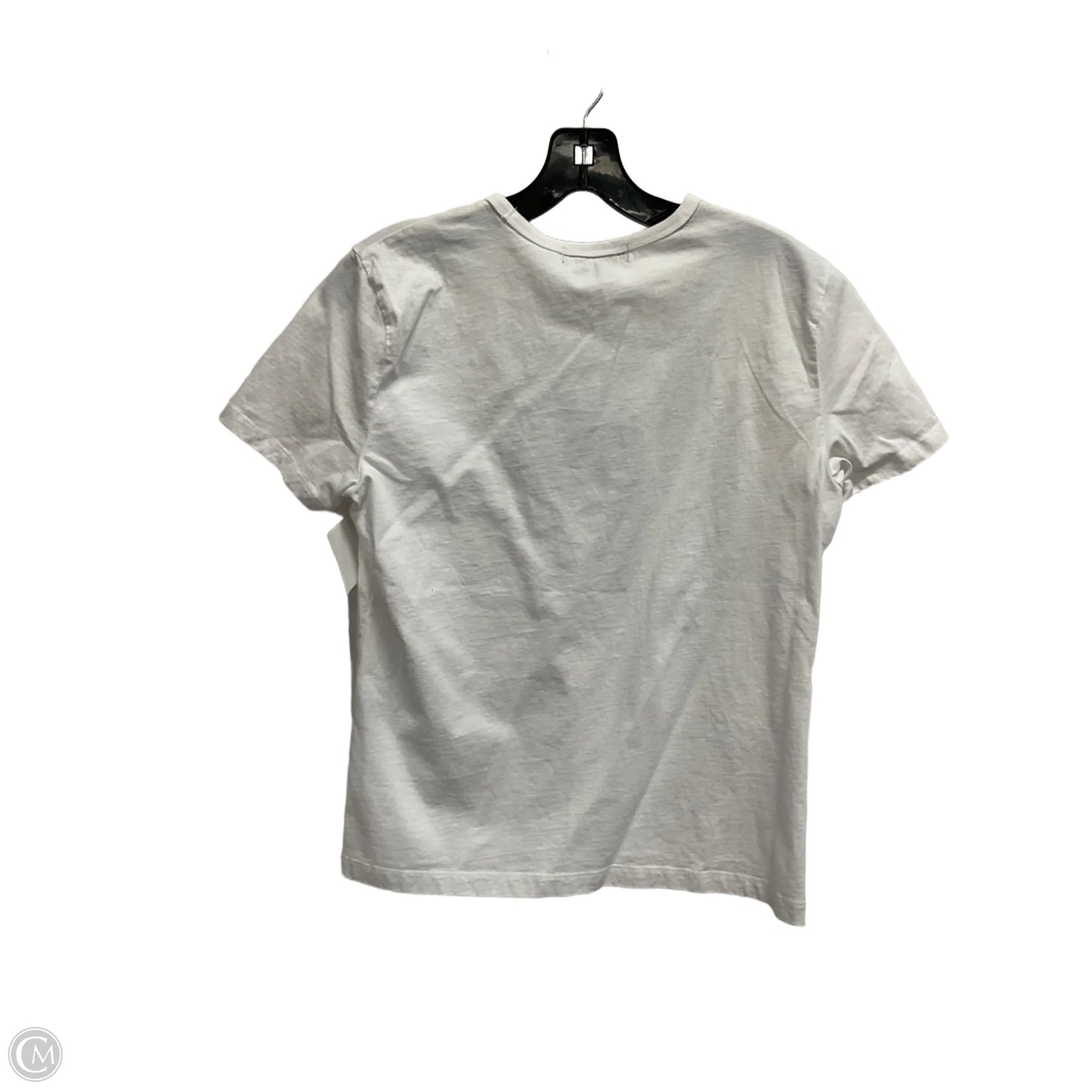 Top Short Sleeve Basic By Lauren By Ralph Lauren In White, Size: M