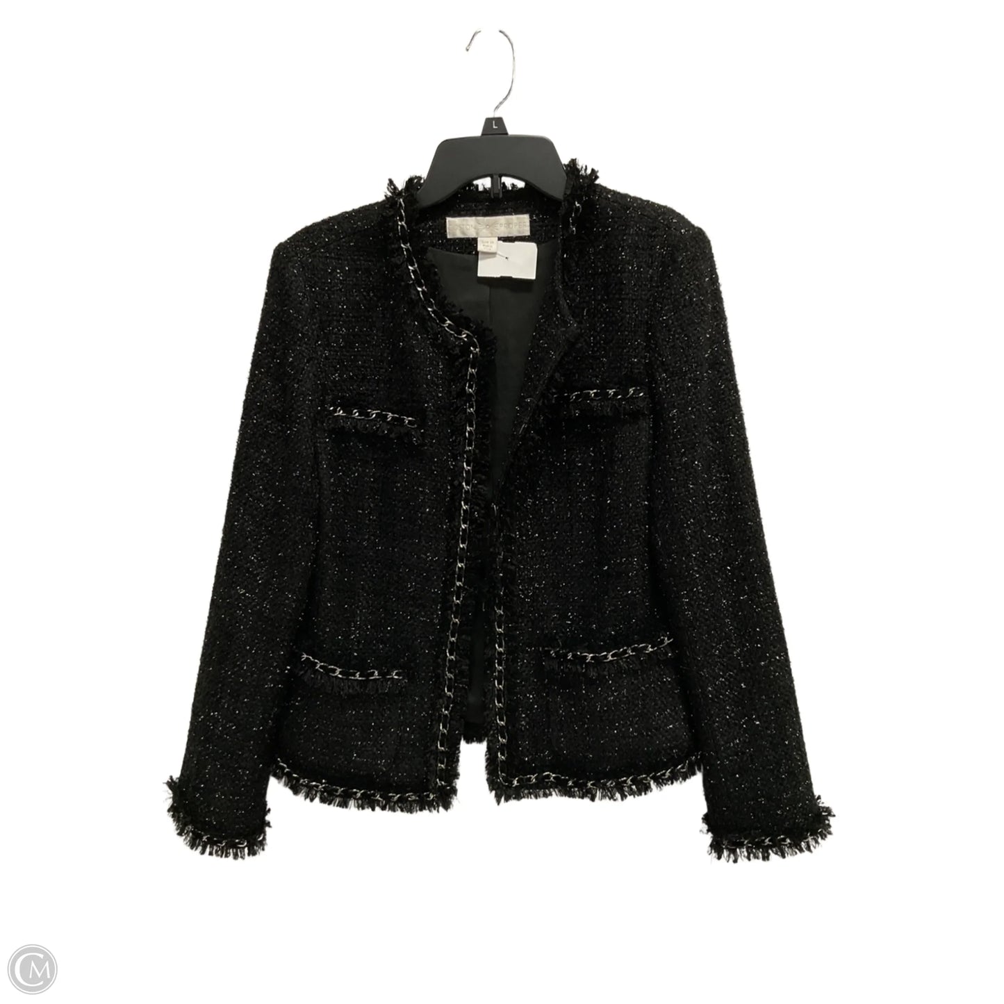 Jacket Faux Fur & Sherpa By Boston Proper In Black, Size: Xl