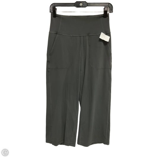 Athletic Capris By Lululemon In Grey, Size: S