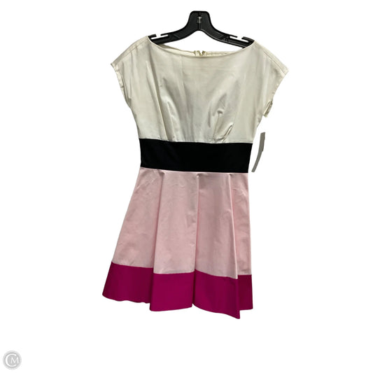 Dress Designer By Kate Spade In Black & Pink, Size: Xs