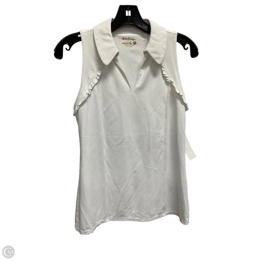 Tank Top Designer By Lilly Pulitzer In White, Size: S