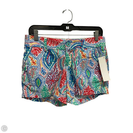 Shortalls Designer By Lilly Pulitzer In Blue & Red, Size: 2