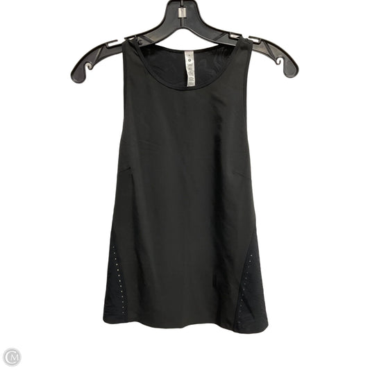 Athletic Tank Top By Lululemon In Black, Size: S