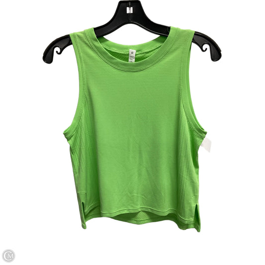 Athletic Tank Top By Lululemon In Green, Size: S