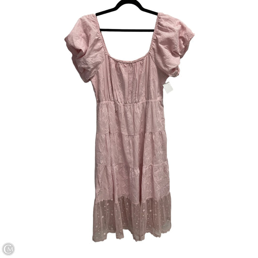 Dress Casual Maxi By Listicle In Pink, Size: L