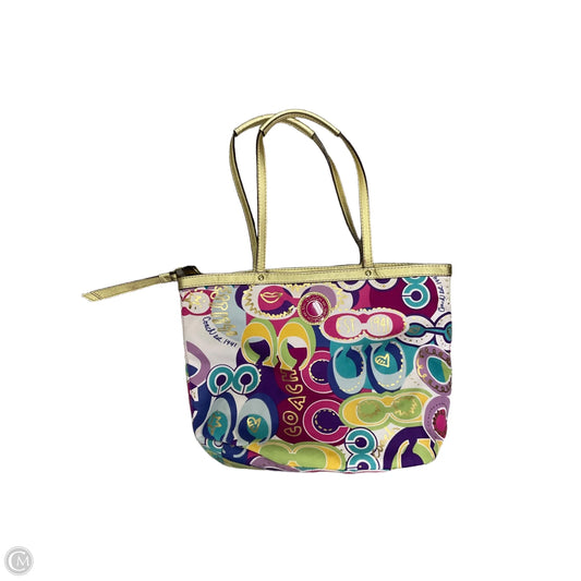 Tote Designer By Coach, Size: Small