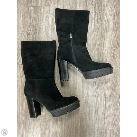 Boots Mid-calf Heels By Vince Camuto In Black, Size: 8