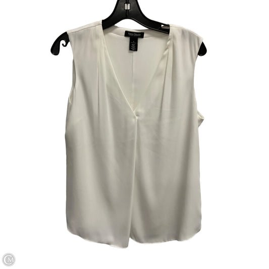 Blouse Sleeveless By White House Black Market In White, Size: S