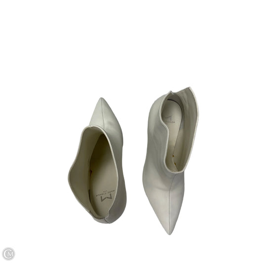 Boots Ankle Heels By Marc Fisher In White, Size: 10