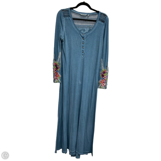 Dress Casual Maxi By Soft Surroundings In Blue, Size: S
