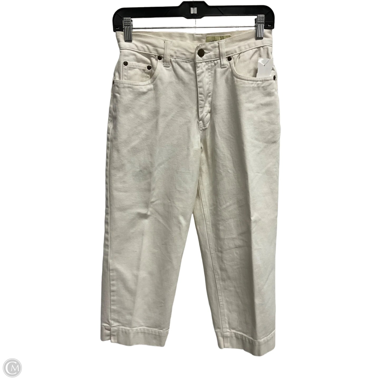 Capris By Eddie Bauer In White, Size: 4