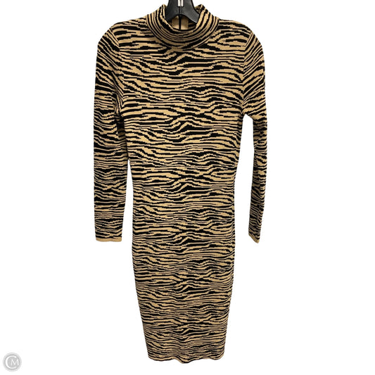 Dress Sweater By Clothes Mentor In Zebra Print, Size: S