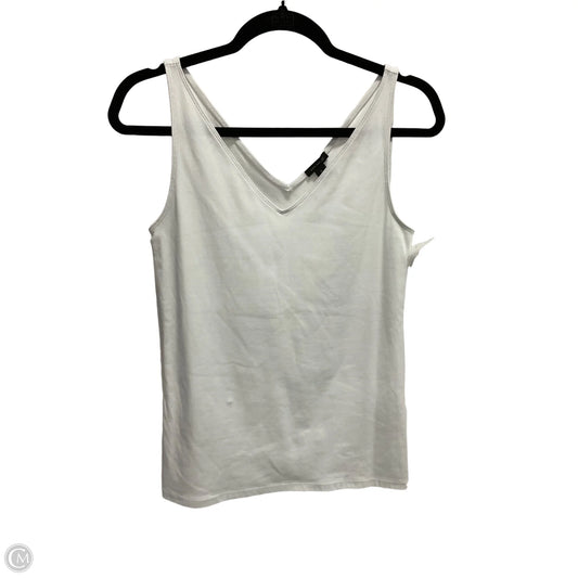 Tank Top By Ann Taylor In White, Size: M