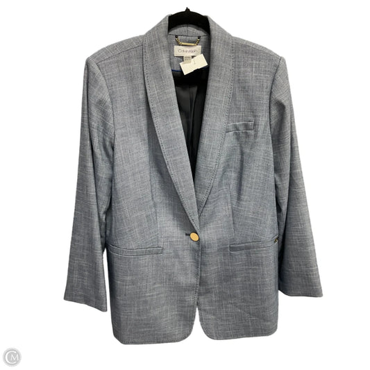 Blazer By Calvin Klein In Blue, Size: Xl